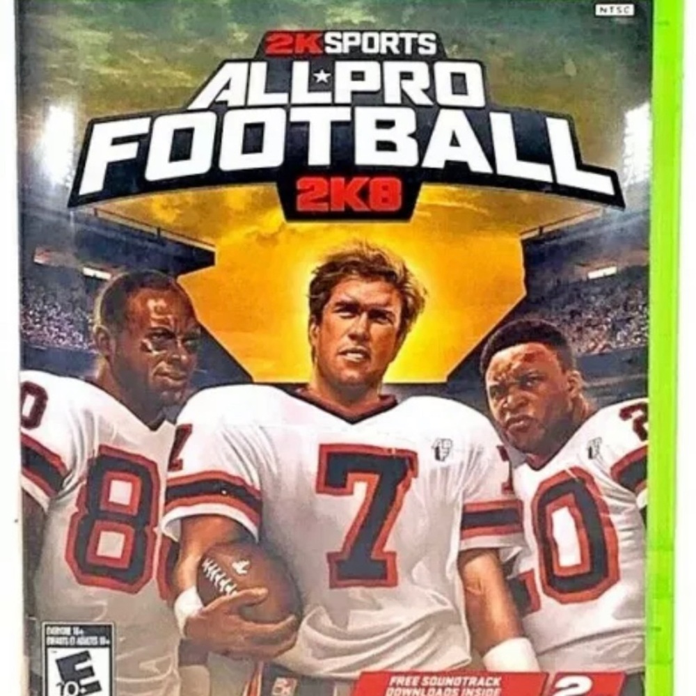 2K Sports All-Pro Football 2K8 Microsoft Xbox 360 Year 2007 Complete CIB Tested